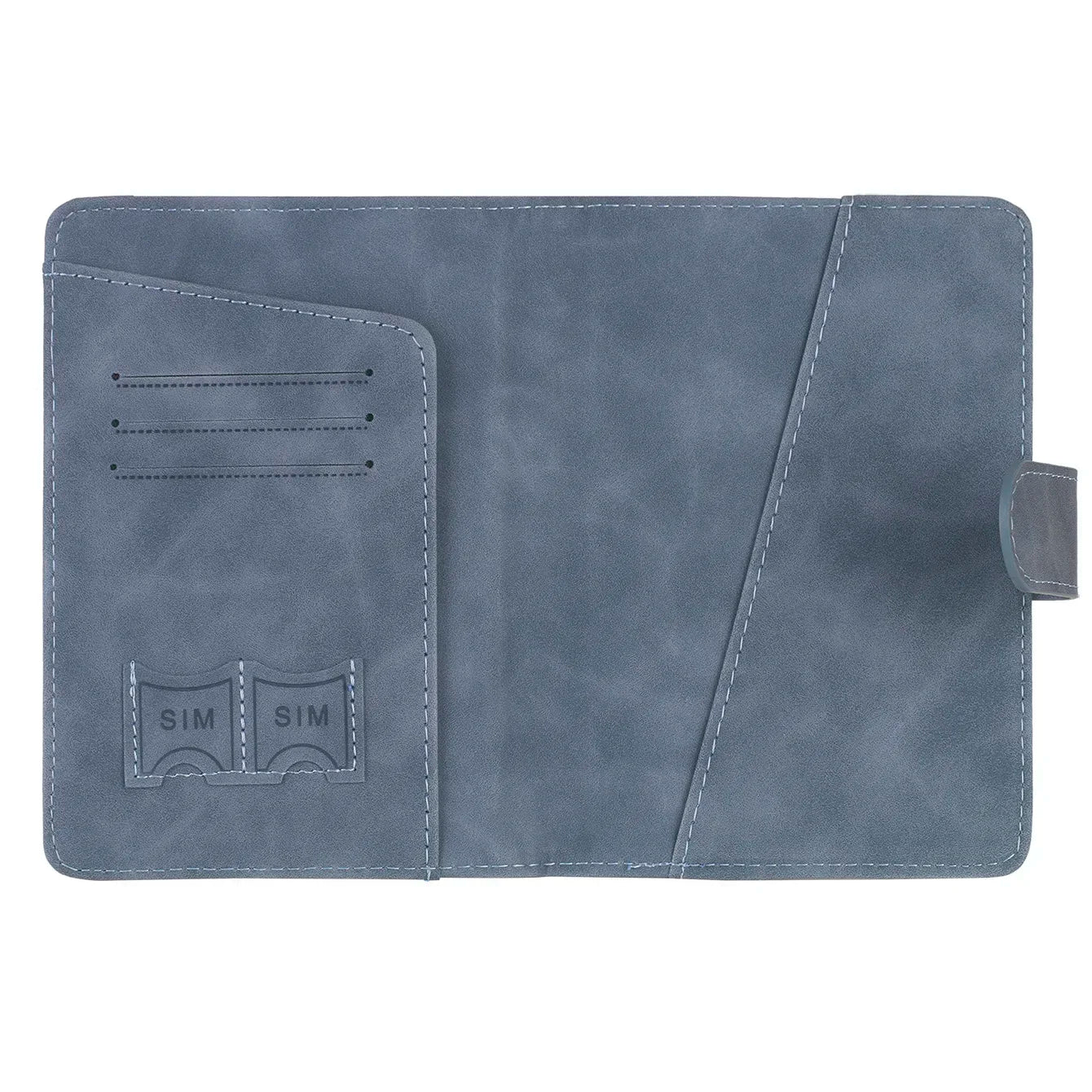 Simple Travel Passport Holder Cover Case Wallet RFID Blocking Business PU Leather Card Case Travel Accessories for Women Men