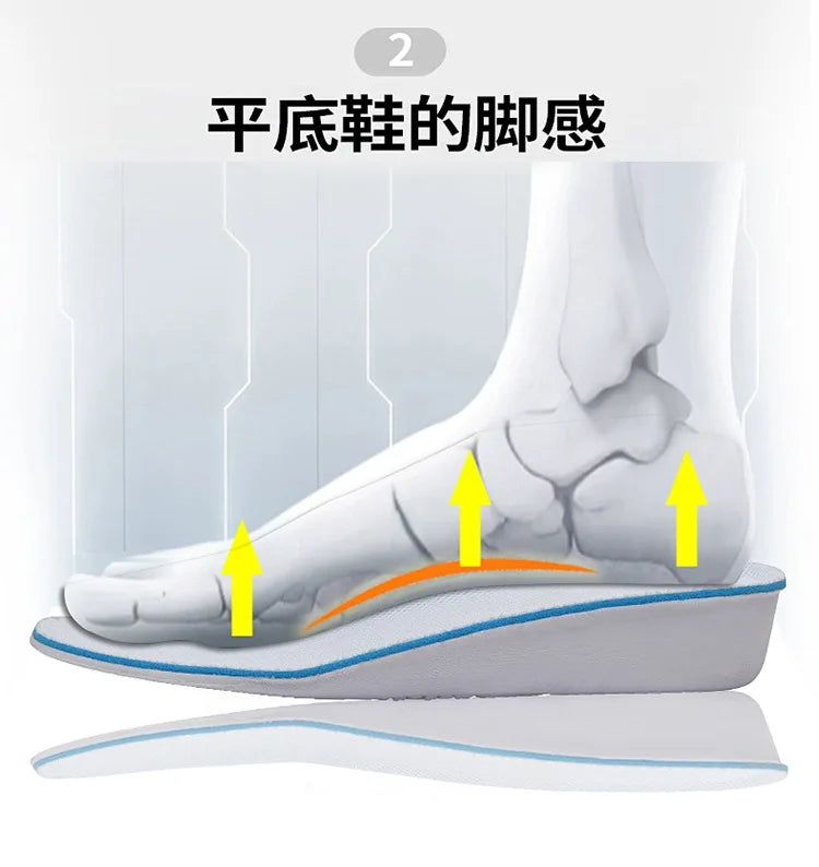 Men's Invisible Height Increasing Elevator Shoes Lace-up Sporty White Sneakers 6cm 8cm 10cm Taller Size Plus Invisible Elevate