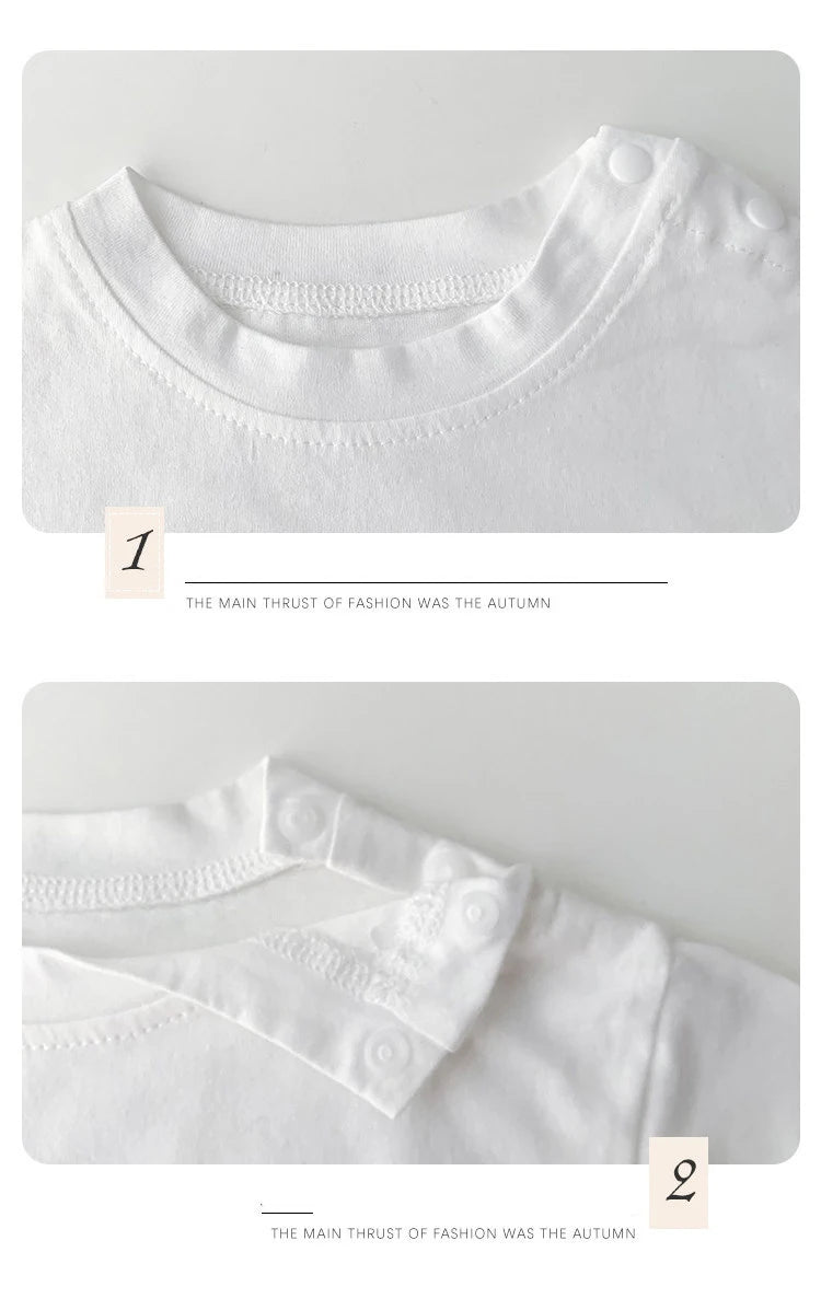 Fashion Baby Fruit Printed Short Sleeve Top Kids Girls Casual Cotton T-shirt Korean Boys' Round Neck Versatile Clothes