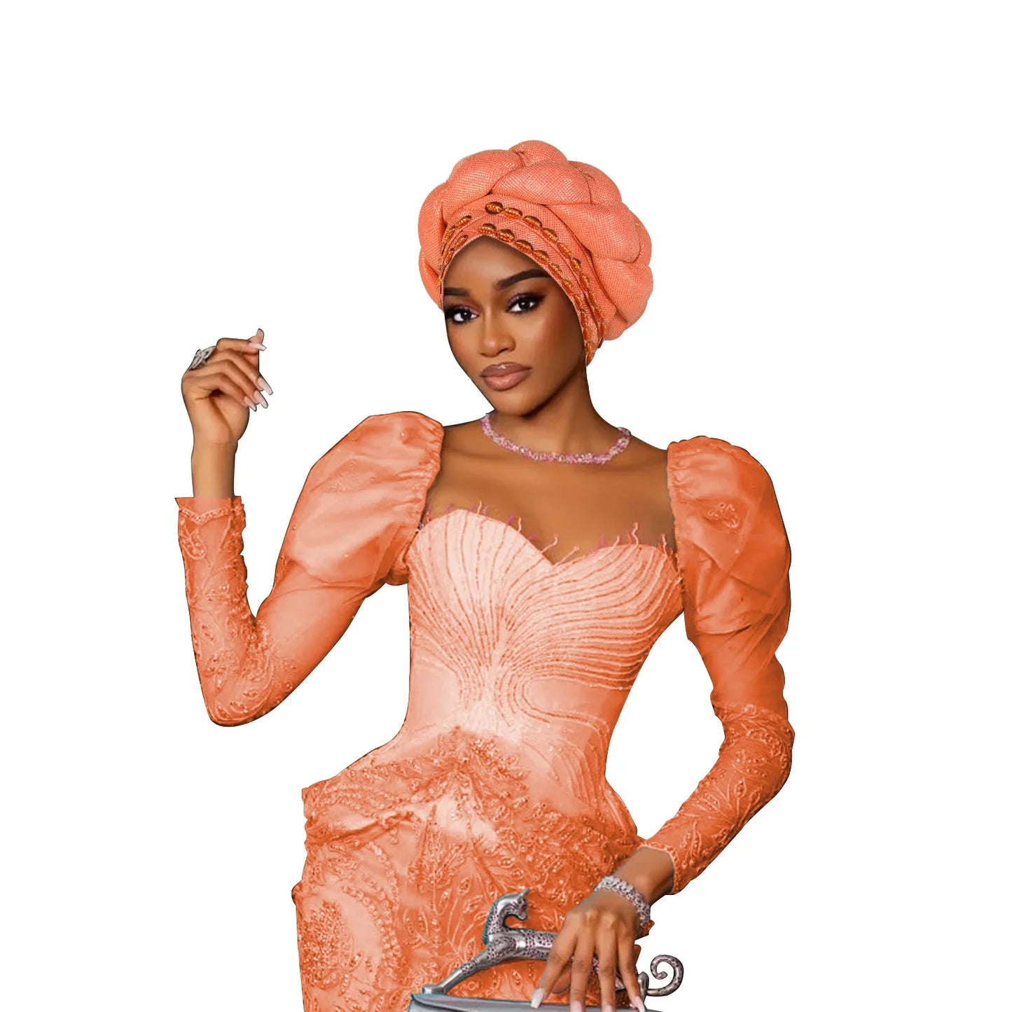 Fashion Hats for Women African Headtie Turban Auto Gele Head Wraps Cap Wedding Party Muslim Hijab Bonnet Headscarf Nigeria Geles