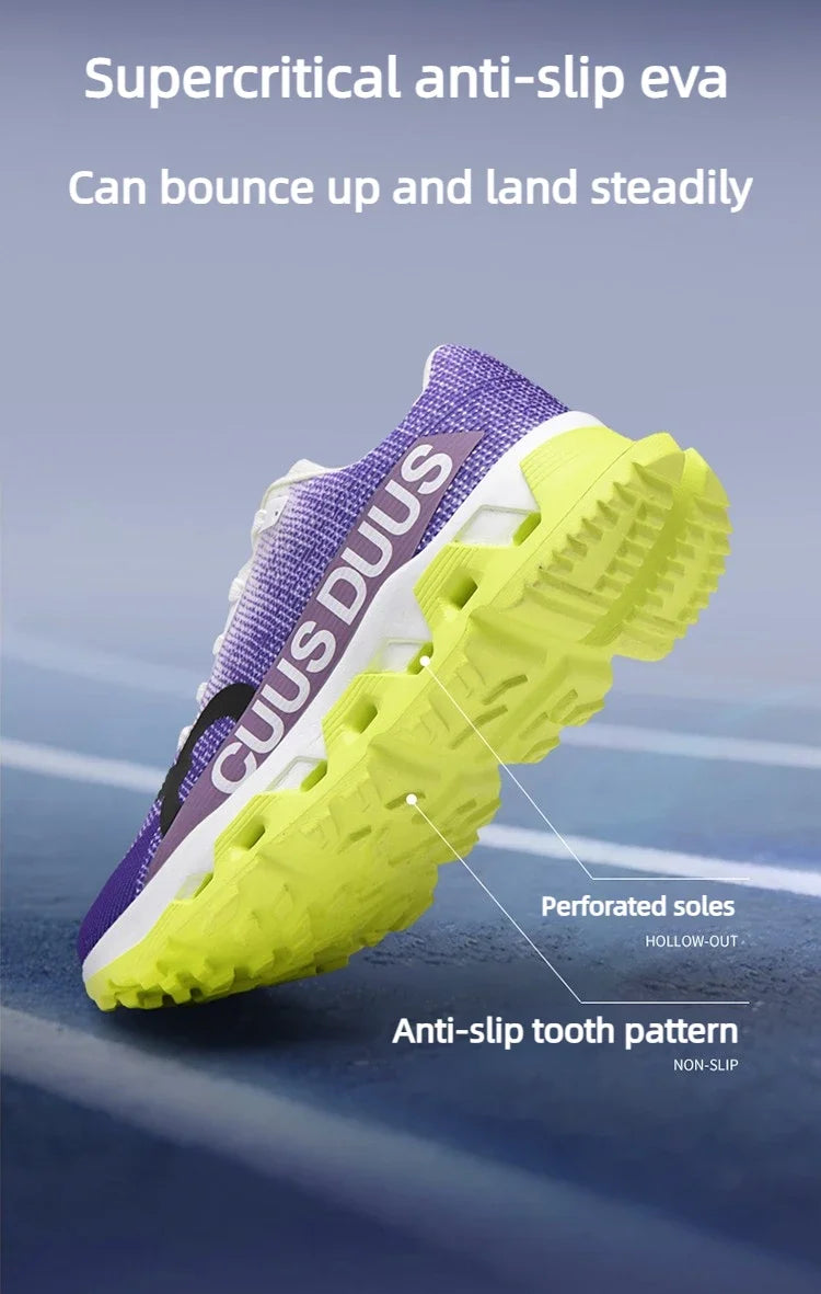 Men's Running Shoes Outdoor Couple Trainer Race Sneakers Off-road Shoes Cushioning Jogging Non-Slip Breathable Mesh Luxury Shoes
