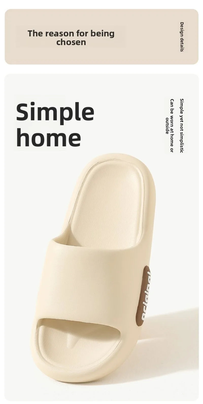 Step on Shit Slippers Female Summer Eva Indoor Home Household Mute Thick-soled Bathroom Non-slip Not Smelly FootMan Sandals.