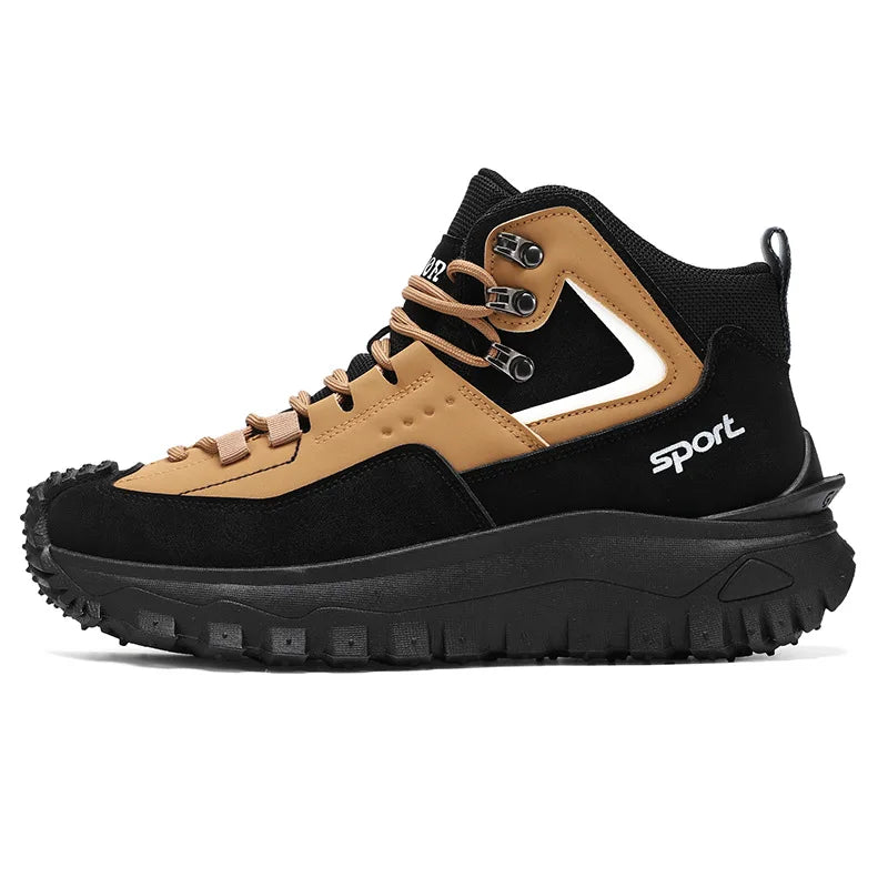 Men's Large Size Versatile Mountain Climbing Anti-slip Wear-resistant Outdoor Casual Trendy Spring Lightweight Dad Shoes