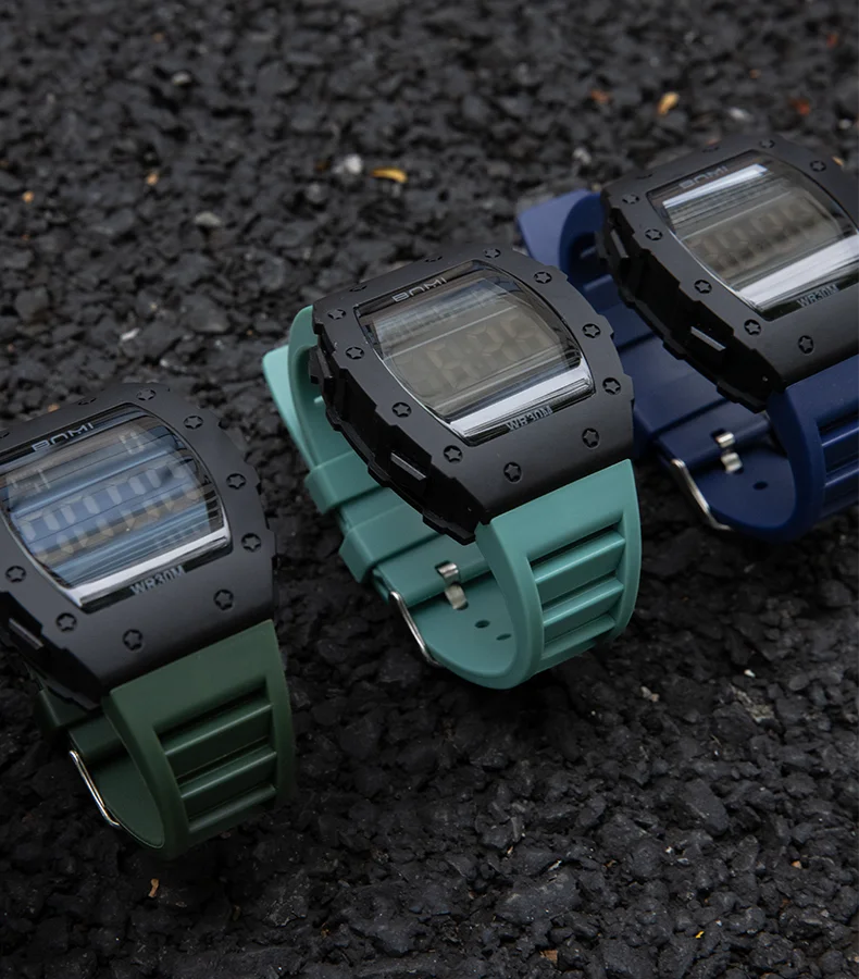 2025 Man Digital Watch Outdoor Sports Multifunctional Waterproof Shock Luminous LED Military Electronics Watch High-end Luxury