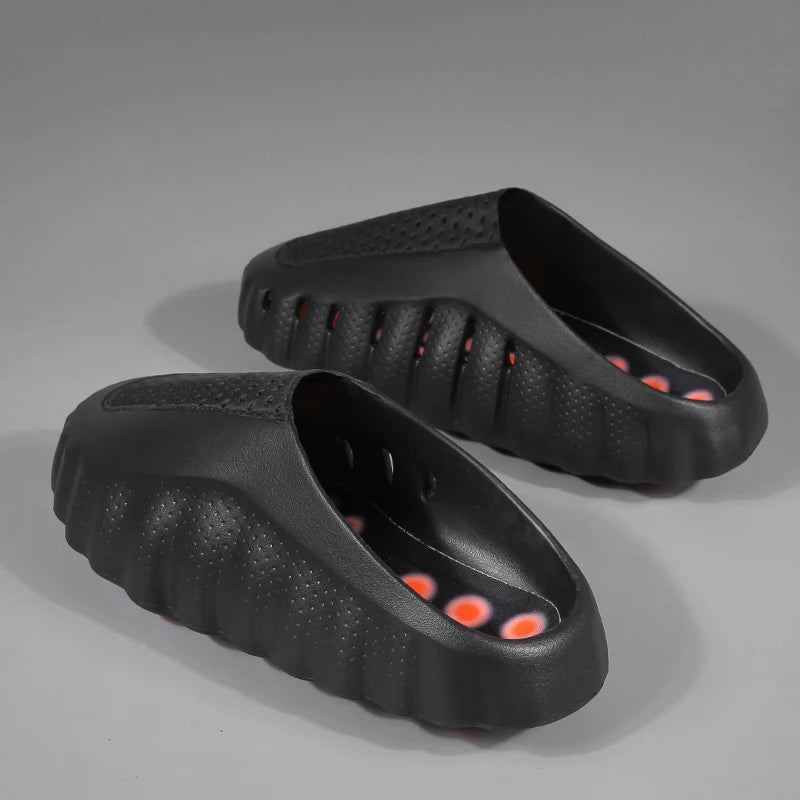 Brand Men Slippers Shoes Fashion Summer Non-Slip Male Sandals Water Shoes Slides A001 2026 Outdoor Mens Beach Shoes Slipper Man