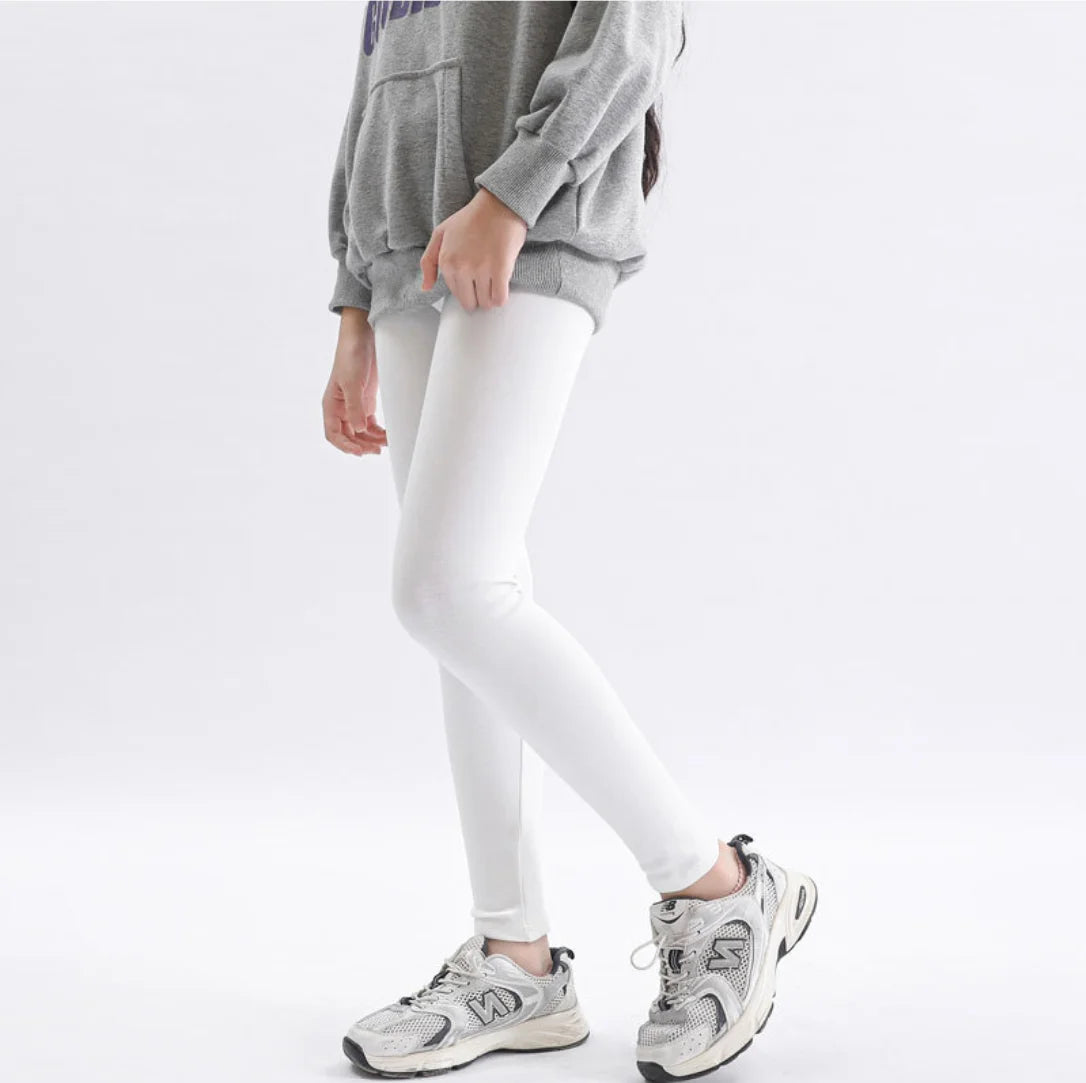 Girls' Leggings Spring And Autumn Style 95 Cotton Female Baby Elastic Pants Children's Slim outer Wear Pants