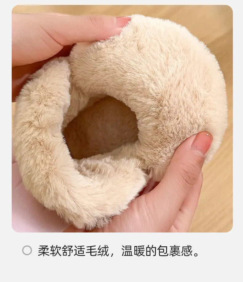 Winter Plush Men Cotton Shoes Warm Plush Men House Slippers Outdoor Soft Non Slip Women's Shoes Casual Furry Men Shoes