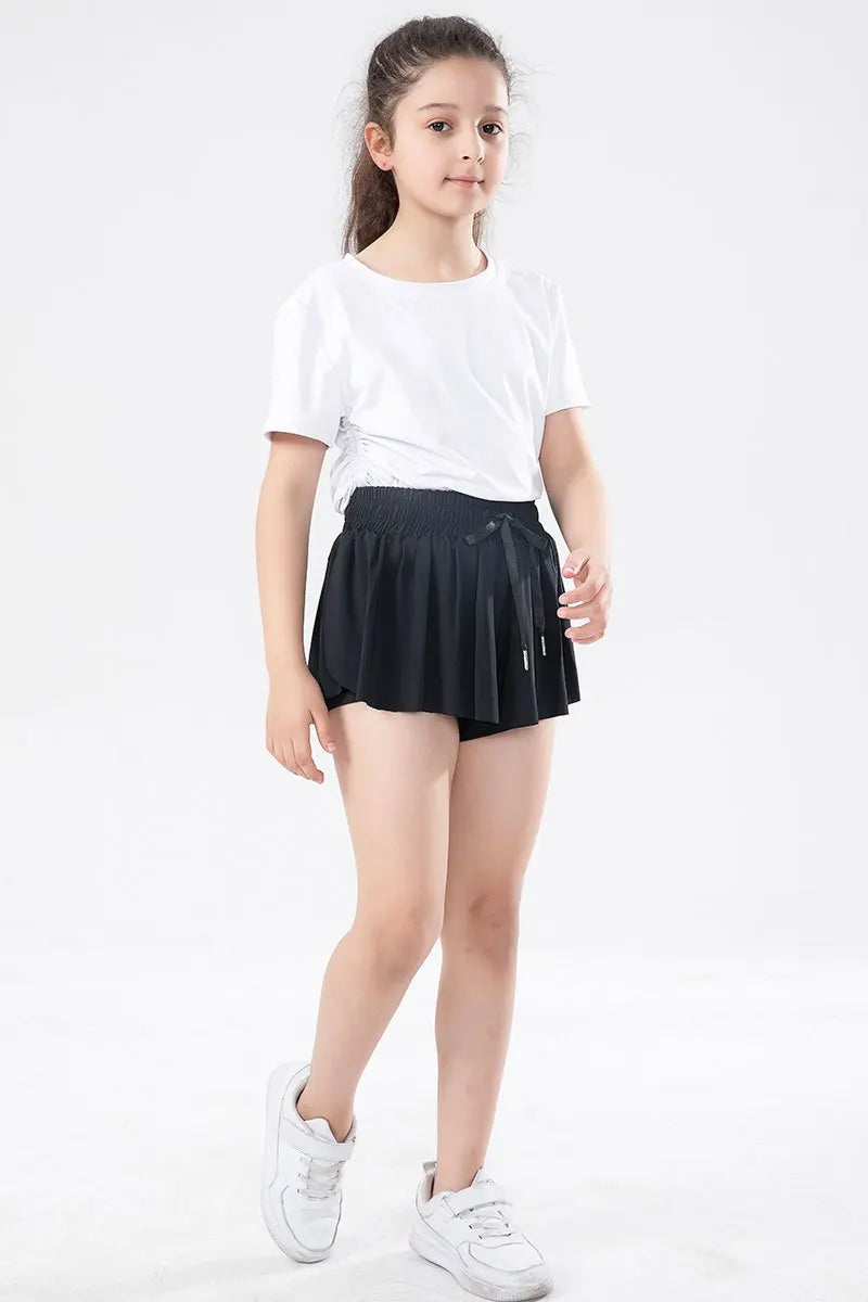 Women Shorts Children High Waist Skirts Breathable Shorts Child Summer Security Shortpants Sportswear Pocket Skirts for Girls