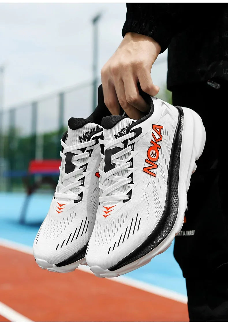 Men Sports Running Shoes Breathable Lightweight Men Comfortable Athletic Nonskid Sneakers