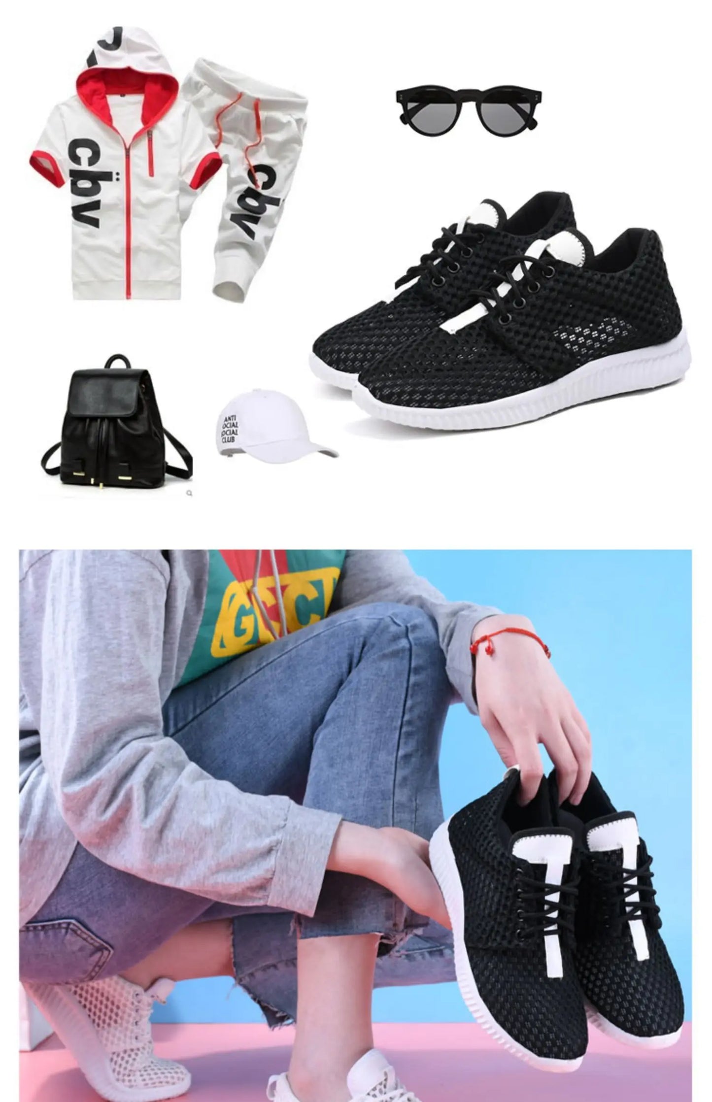 women's summer mesh shoes women's breathable mesh surface casual sports comfort mother's shoes anti slip soft sole  white shoe