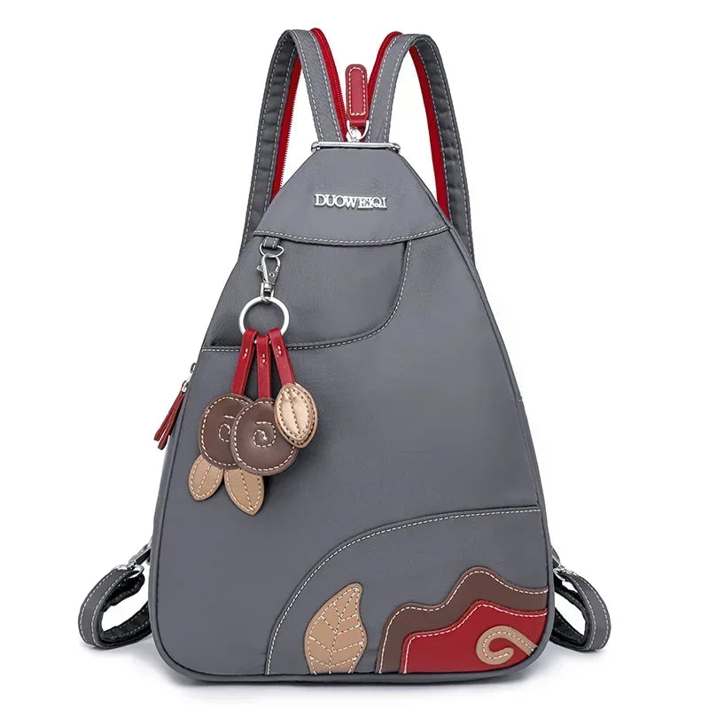 Casual Solid Nylon Designer Style Backpacks for Women 2026 High Quality Simple Versatile Commute Hot Trendy Sweet School Bags