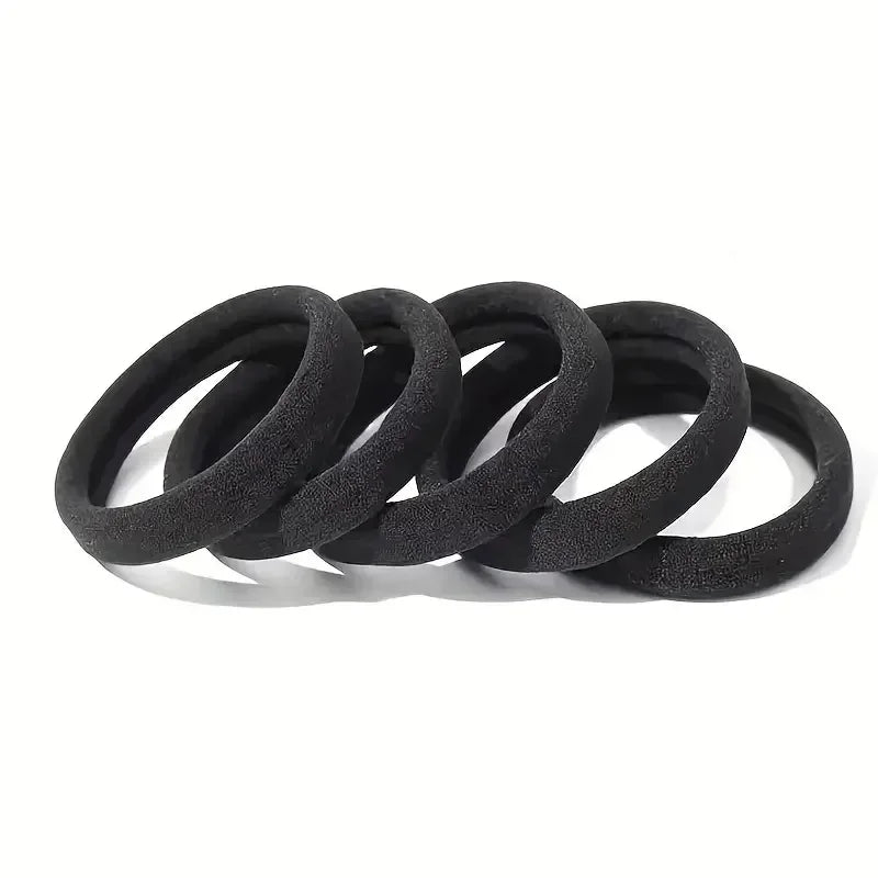 20/50/100pcs Black Hair Bands for Women Girls Hairband High Elastic Rubber Band Hair Ties Ponytail Holder Scrunchies Accessorie BAZAARHUBO
