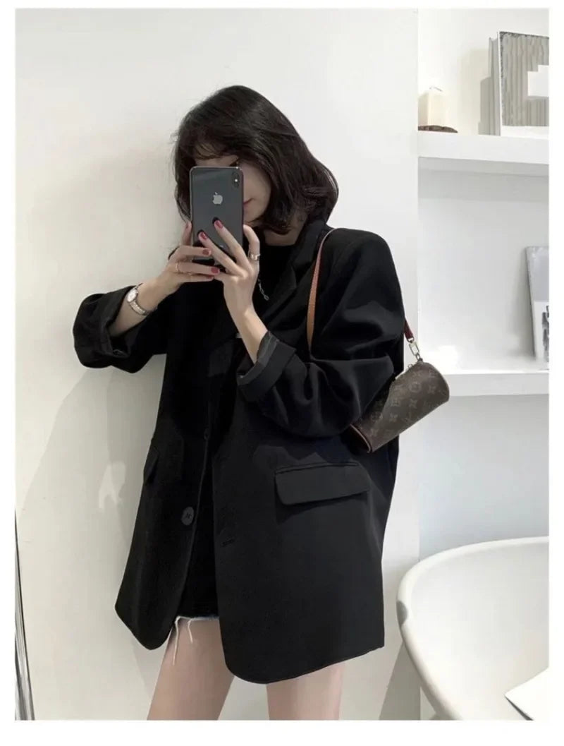 Blazer Woman Spring Summer New Solid Color Suit Jacket Women Korean Fashion Casual Comfortable Suit Woman Clothing Outerwears