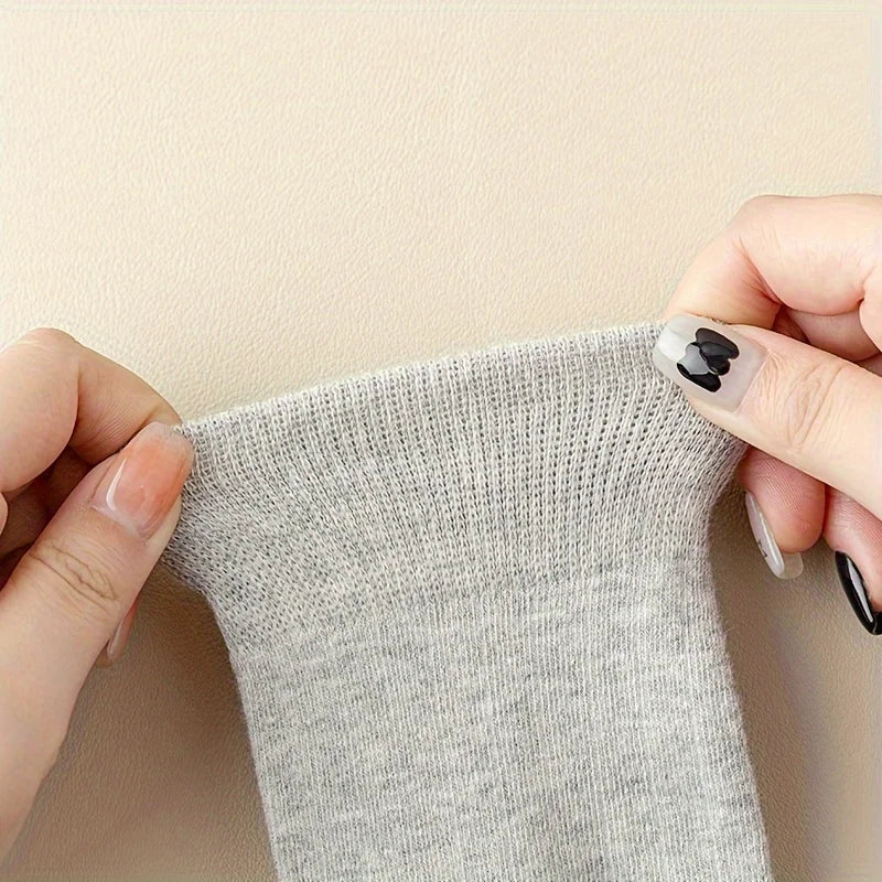 Men's Cotton Sweat Absorption Split-toe Knee-high Socks Breathable High Quality Soft Male Sock Comfortable Fashion Casual Sox