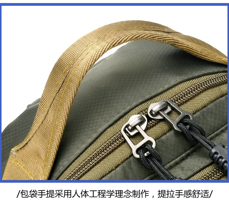 Large Capacity Men's Waist Packs Crossbody Bag High Quality Light Oxford Chest Pack Fashion Casual Men's Handbag Shoulder Bag