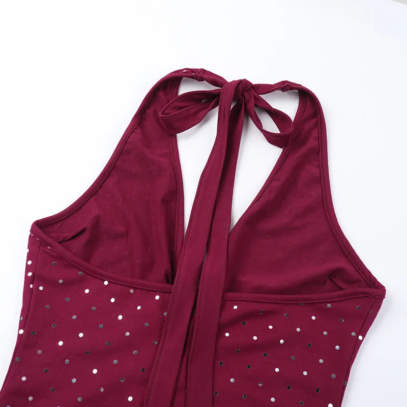 Sexy Club Women Black Style V-Neck Rompers Playsuits Bodysuit Sleeveless Streetwear Overalls Top Suit Summer Spring Jumpsuit