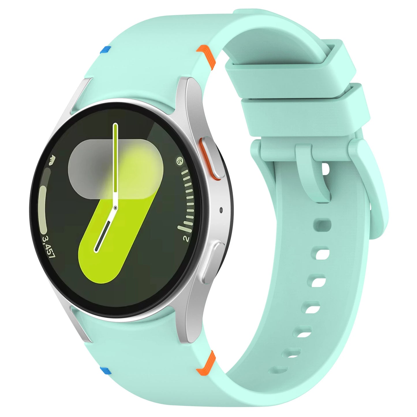 Silicone Strap for Samsung Galaxy Watch 7 6 5 4 44mm 40mm Original No Gaps Sports Band Accessories for 6/4 Classic 47mm 46mm43mm