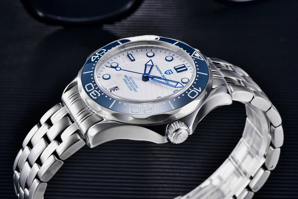 2026 New PAGANI DESIGN Gold Luxury Diving Mens Watches Automatic Watch For Men Mechanical Wristwatches AR Sapphire Ceramic Bezel