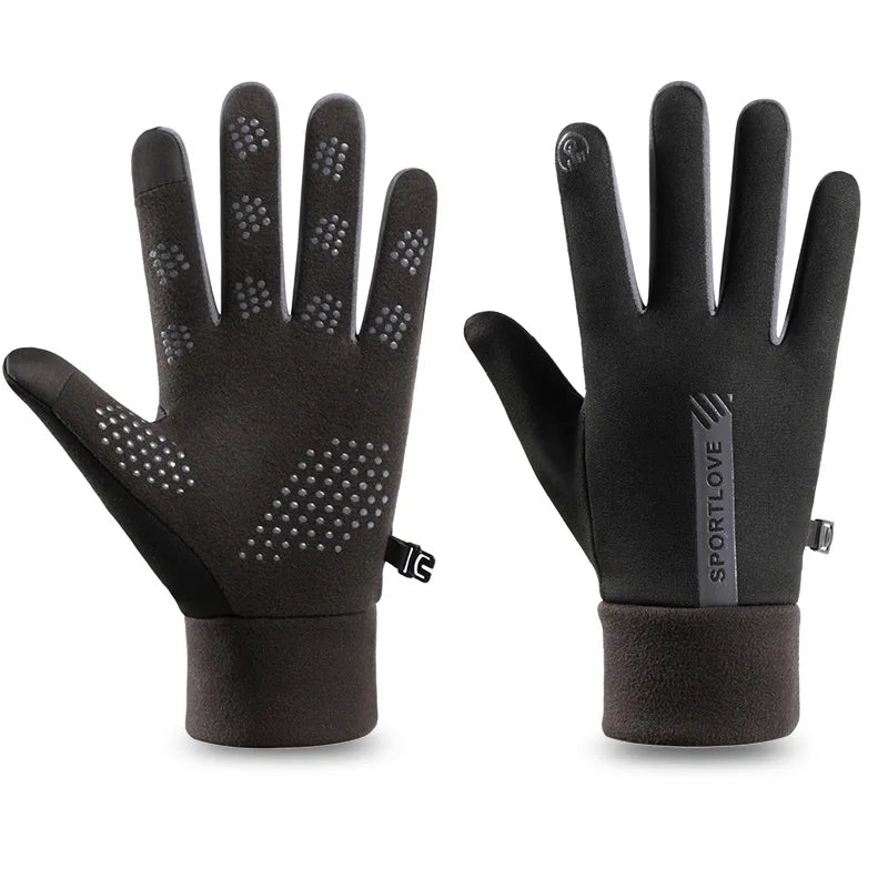 Winter Gloves Women Cycling Bike Thermal Cold Resistance Wind Waterproof Bicycle Warm Outdoor Running Skiing Mittens BAZAARHUBO