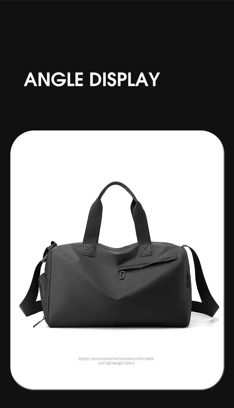 Fashion Travel Bags For Women Large Capacity Men's Sports bag Waterproof Weekend Sac Voyage Female Messenger Bag Dry And Wet