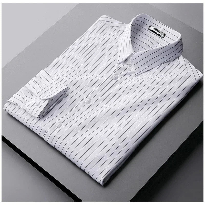 Red Men's Shirt Long Sleeve Slim Fit Business Suit Shirt Best Man Men's Large ropa clothing shirts for men