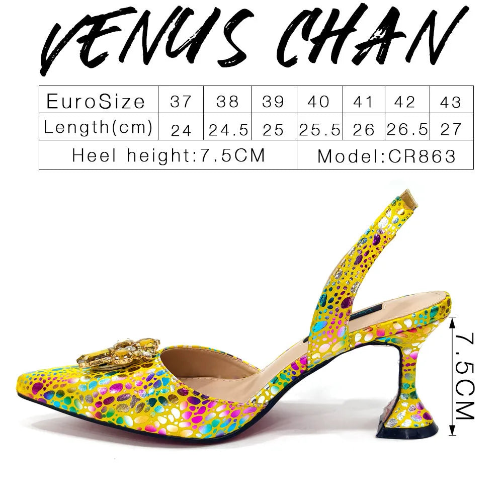 Italian Design African Ladies Party Shoes and Bag Nigerian Fashion Lace Mini Bags and High Heel Pointed Shoes