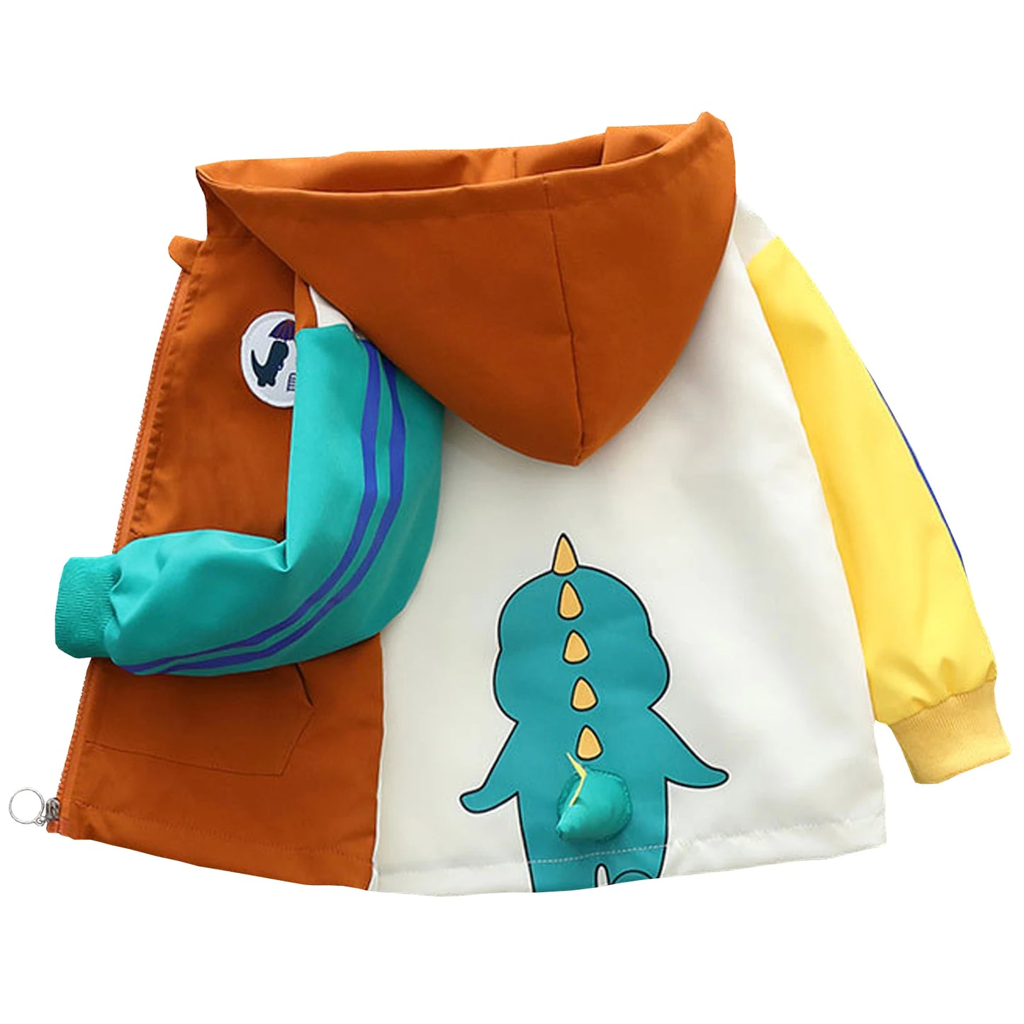 Casual Children's Jacket,Patchwork Long Sleeve Boys Spring Coat,Cartoon Toddler Kids Outerwear,Casual Outdoor School Outfits