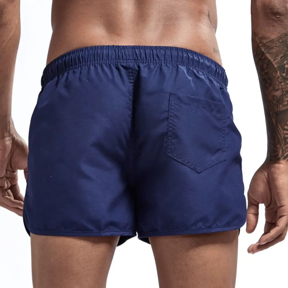 Summer Men's Swimwear Shorts Beachwear Sexy Swim Trunks Men Swimsuit Low Waist Breathable Beach Surfing
