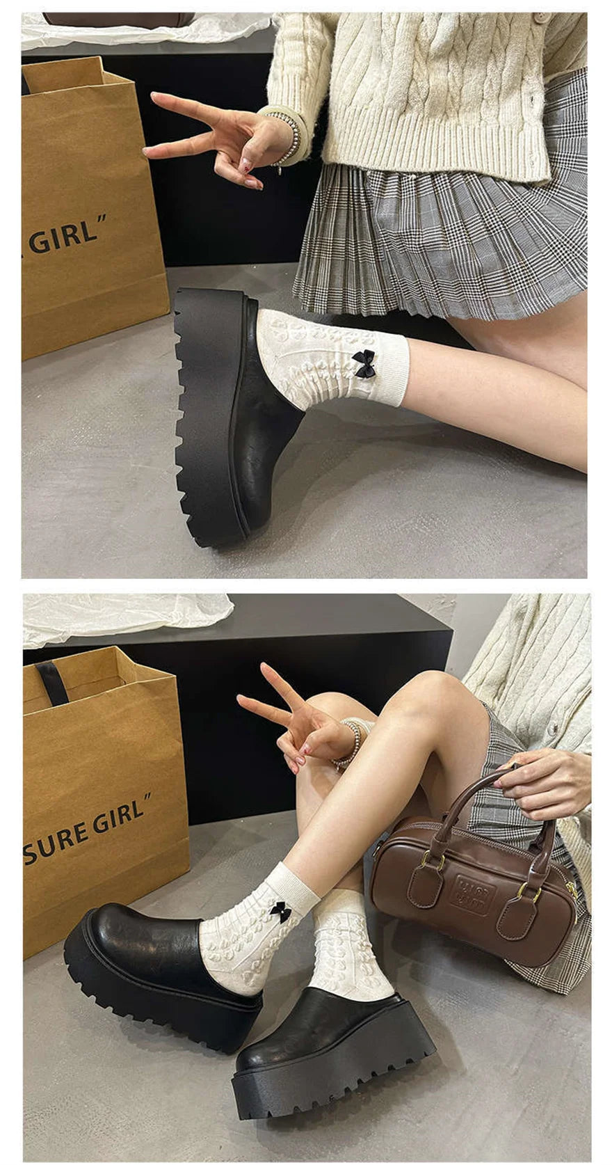 Sandals Summer 2026 New Women Slippers Baotou Platform Trend High Heels Ladies Shoes Pumps Black Soft Leather Thick Slides Mujer