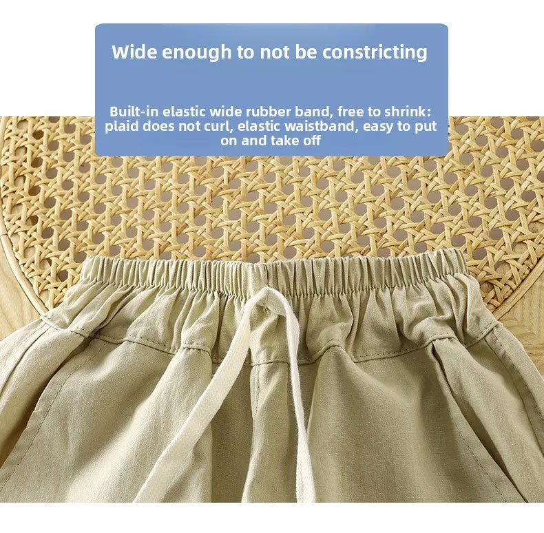 Kids Boys' Workwear Five-Point Shorts 2026 Baby  Thin New Loose Children's Short Summer Casual cargo Pants