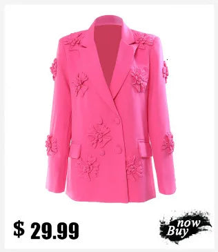 DEAT Fashion Women Blazer Notched Collar Long Sleeves Single Button 3D Love Rivet Decoration Suit Jackets Autumn 2025 New 7AB858