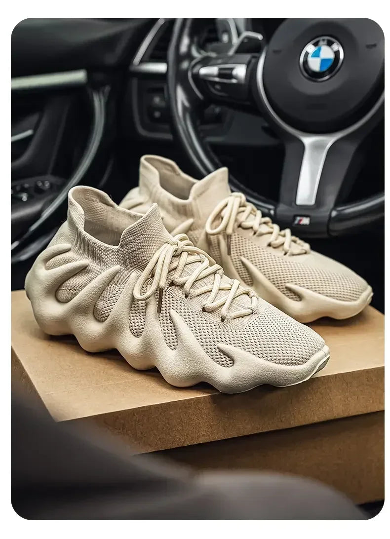 Men Sports Running Jogging Shoes Summer Casual Sneakers Outdoor Breathable Mesh For Women Light Shock-absorption Black Tennis