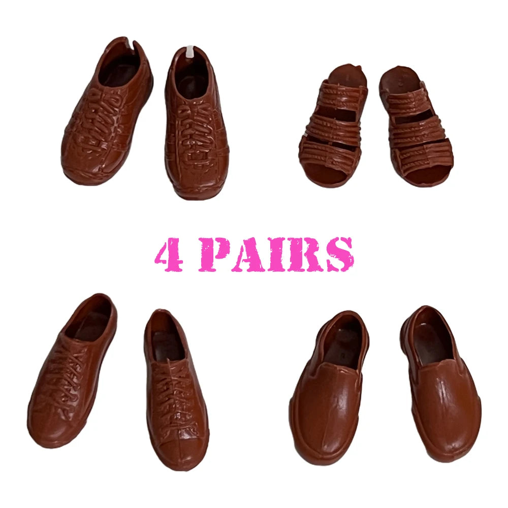 NK MIx 1/6 Doll Shoes Clothes 12 Inch Man Dolls Accessories 30CM Princess Doll Boots Fashion Leather Sneaker Slipper Gfit Toy JJ