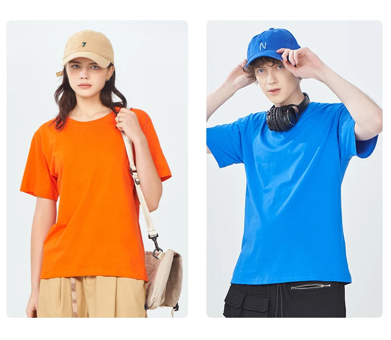 Four Little Cats Holding Fishcotton Women T-Shirts Cartoons Prints T Shirts Soft O-Neck Loose Short Sleeve Tops Summer Clothes