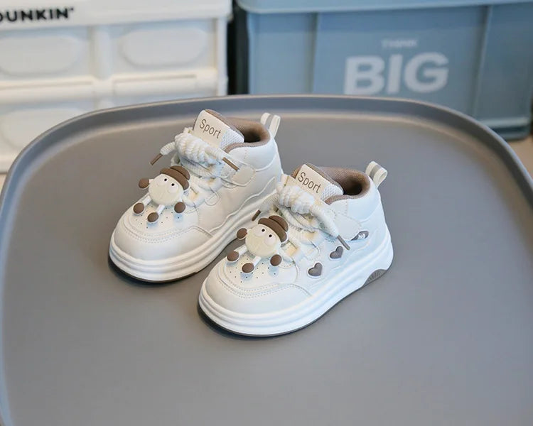 Kids Cartoon Casual Shoes Fashionable Children's Sneakers Boys and Girls Non-slip Sports Shoes Outdoor Non-slip Breathable Shoes