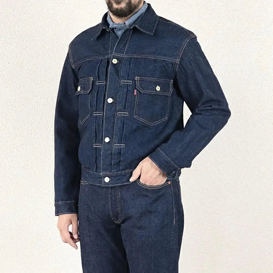 FREEWHEELERS 1951s Vintage Textured 507XX 14oz Indigo Denim Jacket