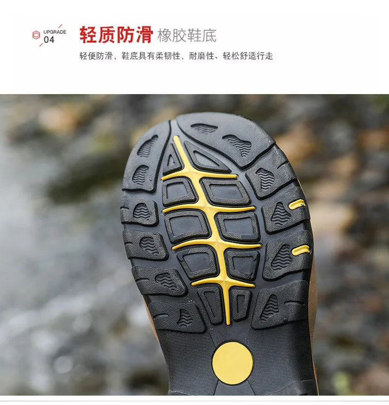 2026 Men Sandals Genuine Leather Mens Casual Shoes Outdoor Men Leather Sandals for Men Beach Shoes Roman mens Shoes