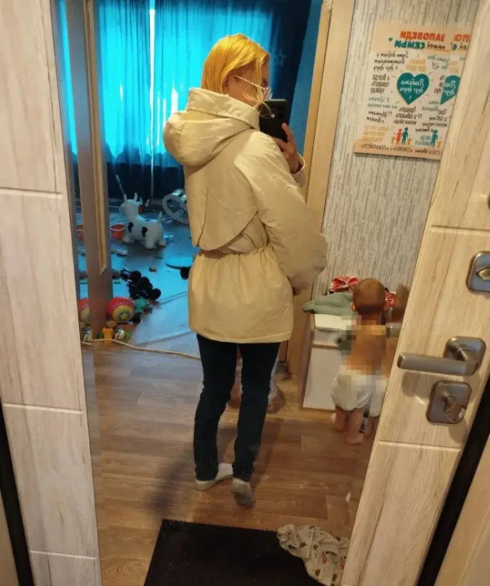 Detachable Pai Overcomes Women's Winter 2026 New Casual Down Cotton Thicken Hooded Coat Female loose Warm Wool Overcoat BAZAARHUBO