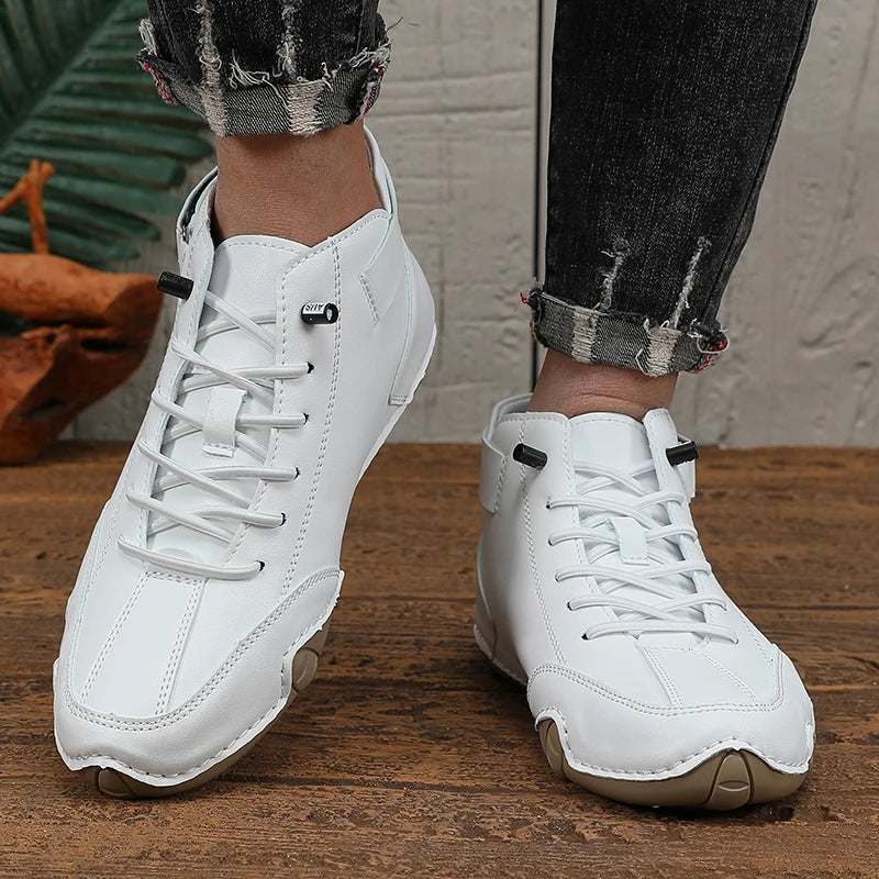Leisure Men's Boots High-quality Stitching Soft Sole Comfortable Breathable Non Slip Durable Upper Cycling Couple Platform Boots