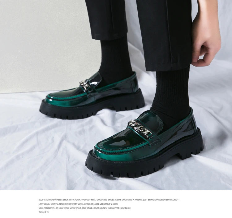 2024 classic leather men's casual leather shoes men wedding leather business men's dress pointed casual youth British style