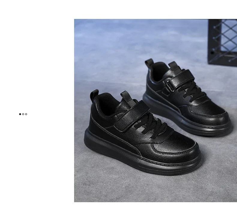 Children's Sneakers Kids Fashion Design White Non-slip Casual Shoes for Boys Girls Hook Breathable Sneakers Toddler Outdoor Shoe