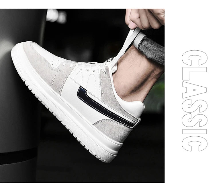 Genuine Leather Height Increasing Elevator Shoes Men Woman Height Increase Shoes 6cm 8cm 10cm Man Sneakers Sport Casual Shoes
