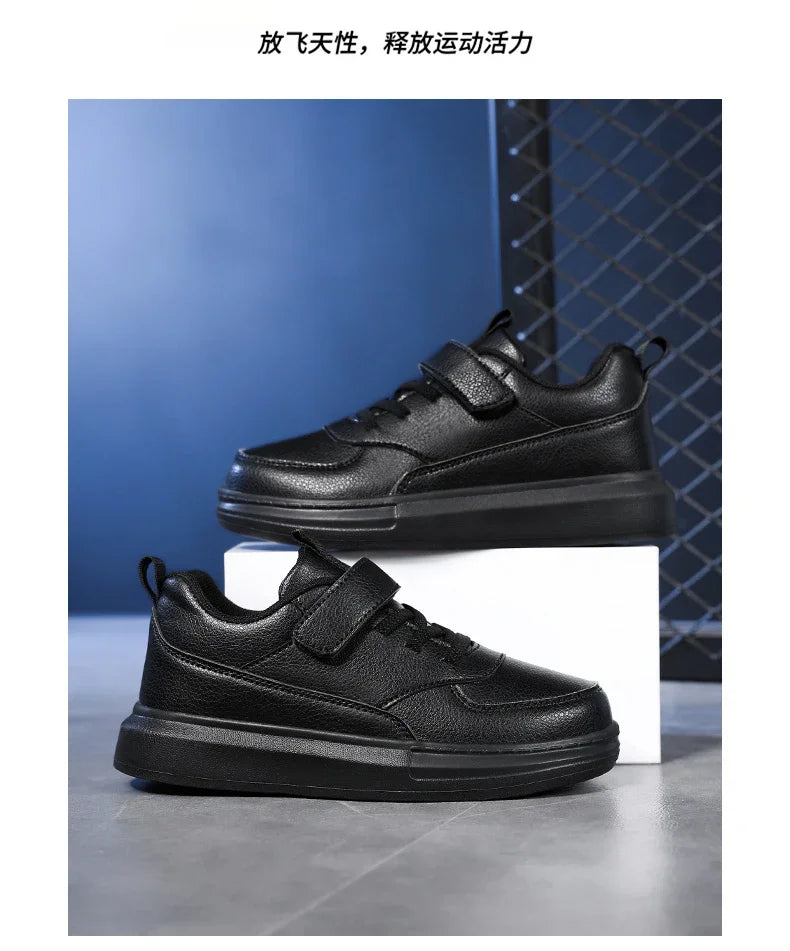Children's Sneakers Kids Fashion Design White Non-slip Casual Shoes for Boys Girls Hook Breathable Sneakers Toddler Outdoor Shoe