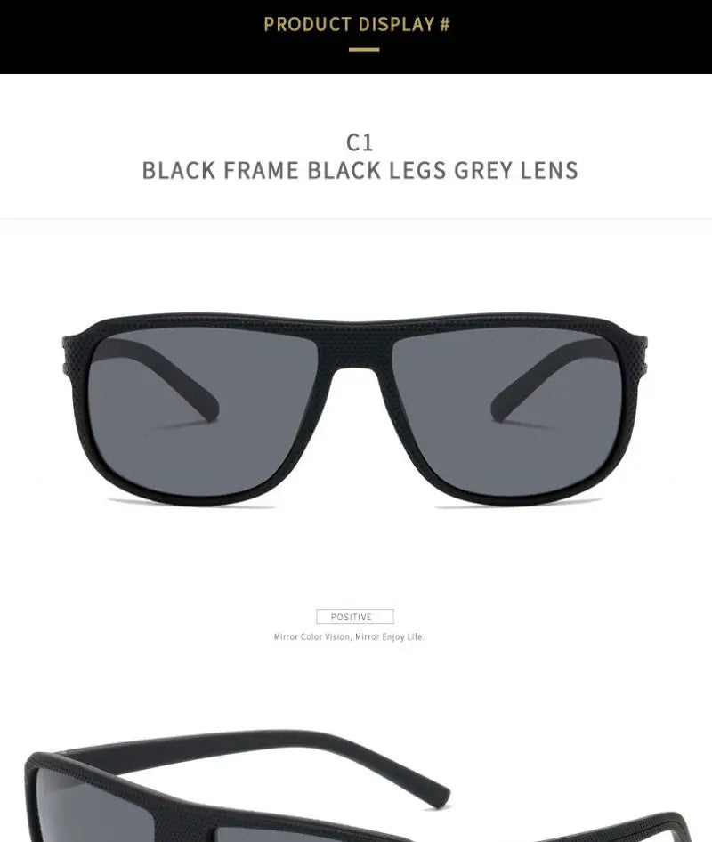 CRIXALIS Brand Polarized Sunglasses Men Fashion Anti-glare Driving Sun Glasses Male Outdoor Hiking Travel Sports Shades UV400 BAZAARHUBO