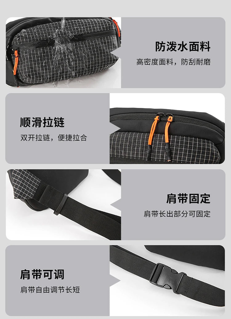 2025 New Pattern Lightweight Waterproof Nylon Fabric Small Square Bag for Women - Single Shoulder Crossbody Compact Bag for Mobi