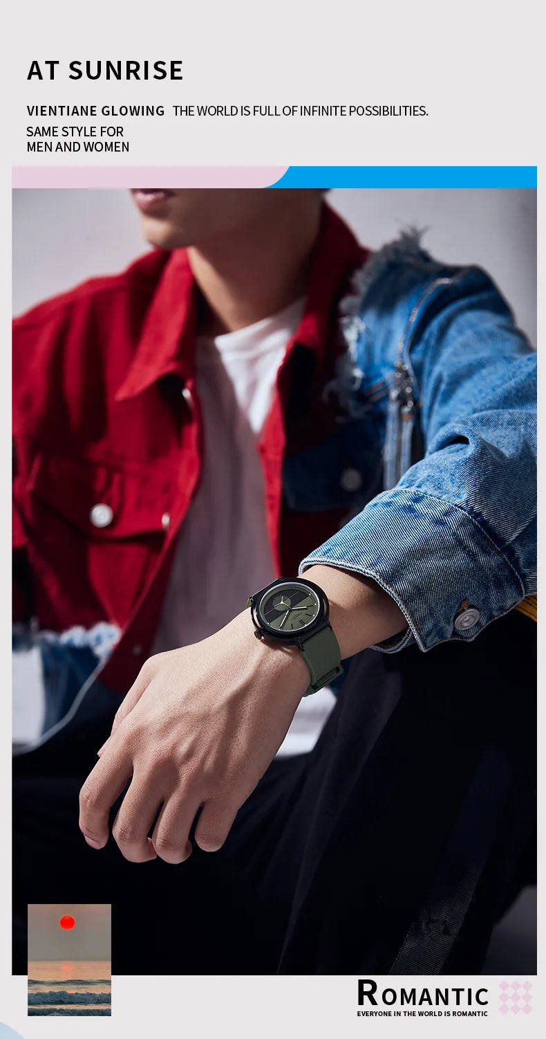 ABORNI Top Luxury Brand Quartz Watch Men Silicone Strap Military Watches Waterproof Fashion Male Wristwatch Relogio Masculino