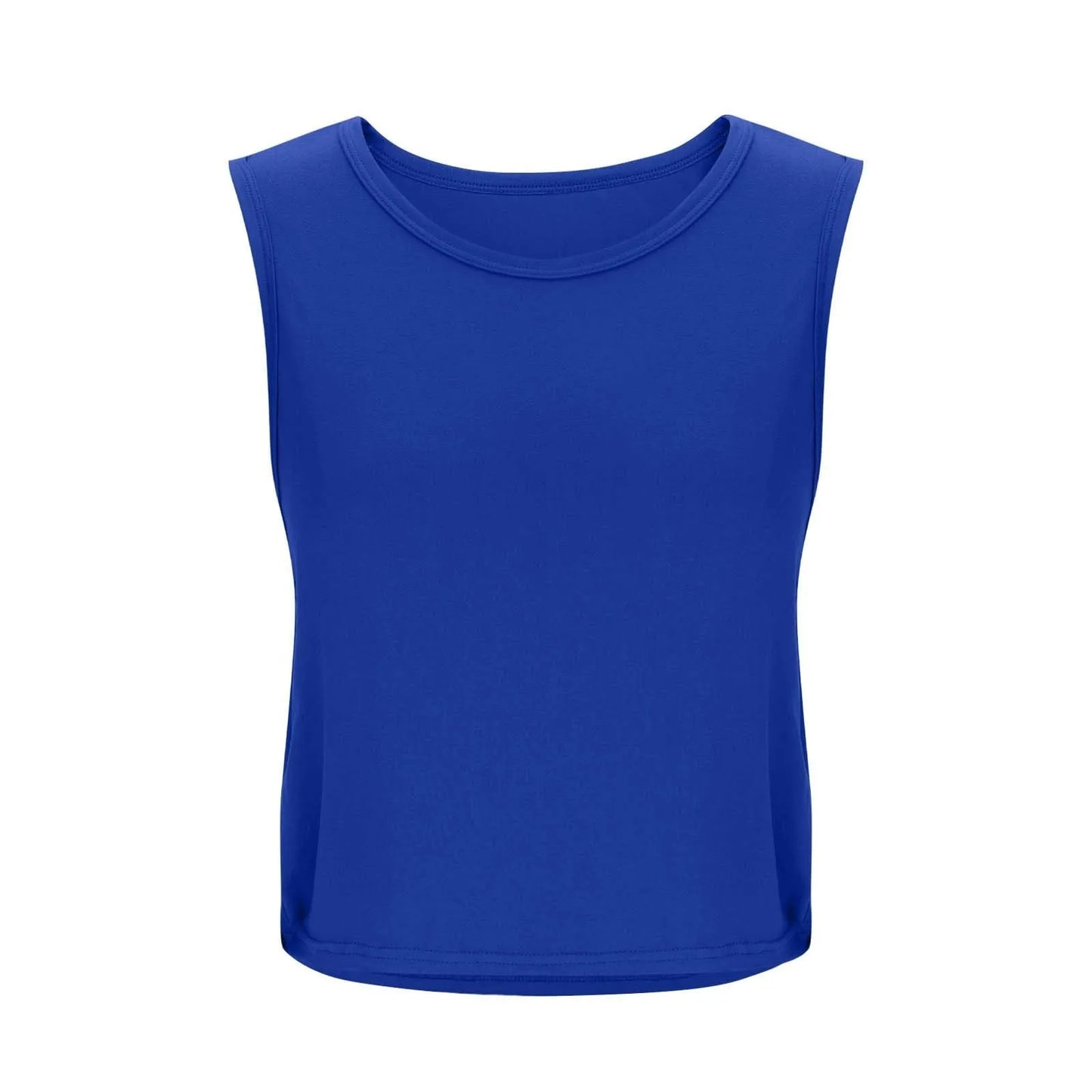 Women Sleeveless Yoga Top Breathable Gym Vest Tank Crop Top Running Tee