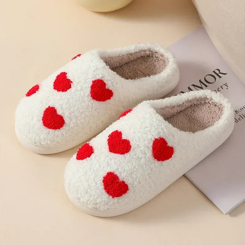 House Fuzzy Slipper Men Male Ghost Face Blue Evil Eye Home Shoes Plush Winter Warm Indoor Floor Non Slip Women Female Halloween
