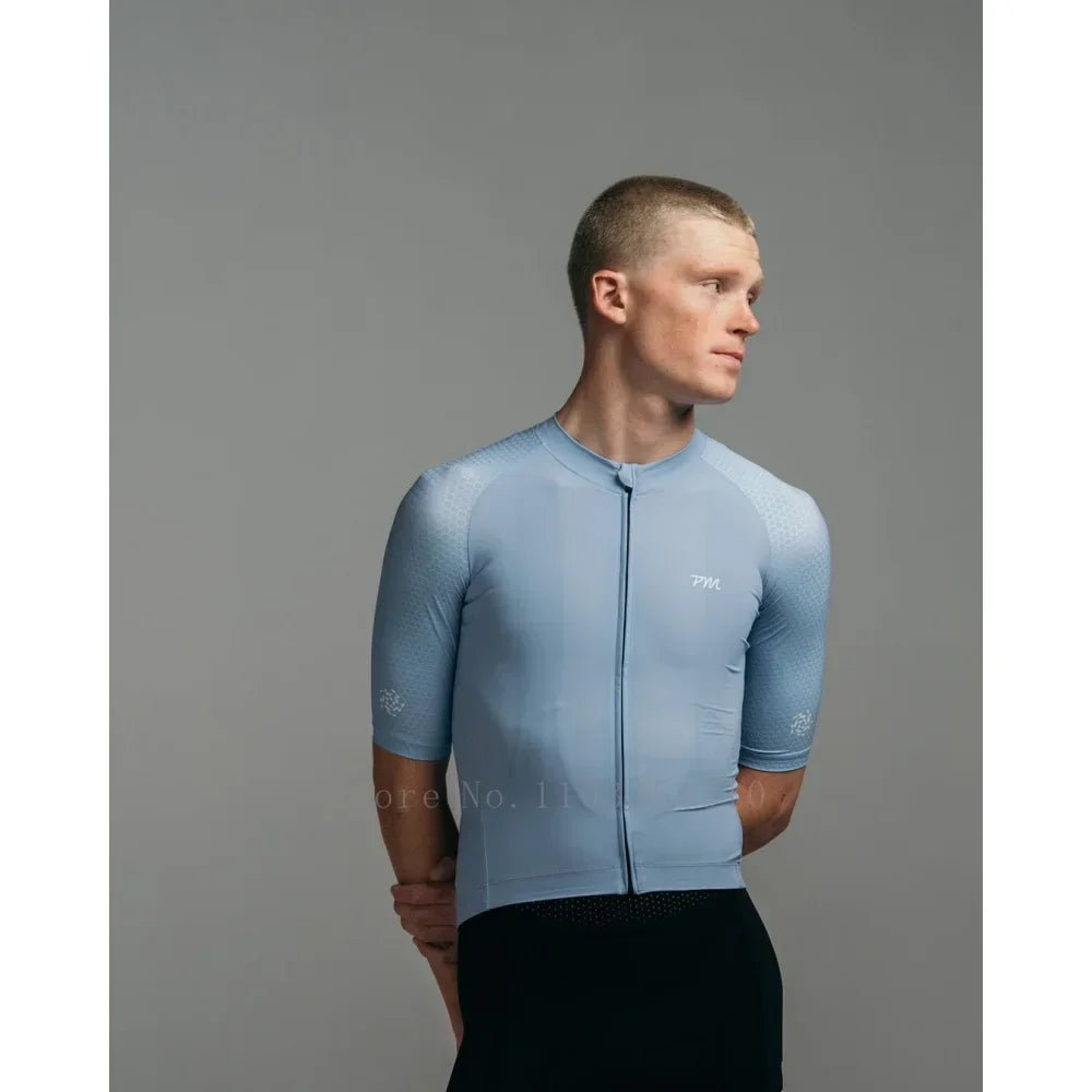 Pedal Mafia Summer Cycling Sweatshirt Set Men Short Sleeve MTB Jersey Men Cycling Clothing Bicycle Maillot ciclismo UPF50+ 2025