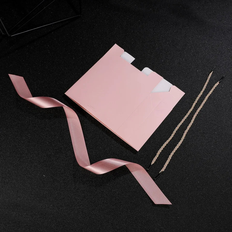 20/50 Reusable Gift Bags with Handles Paper Bags with Bows Shopping Bags Birthday Parties Weddings Graduation Decorative BOX